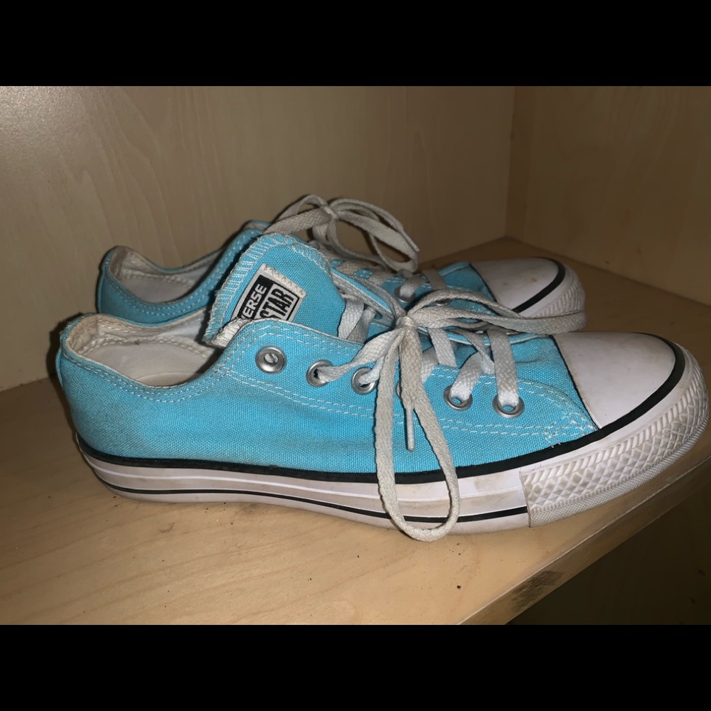 Light blue converse